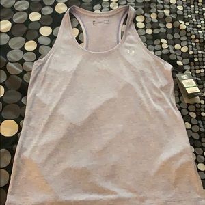 Loose fit Under Armour tank top.